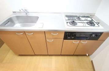 【キッチン】 | すずらんマンション | システムキッチン。