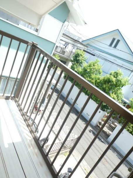 松栄商事貸家のバルコニー