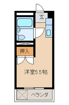 コーポ11の間取り