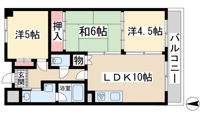 【間取り】 | 新大阪ファミール東館