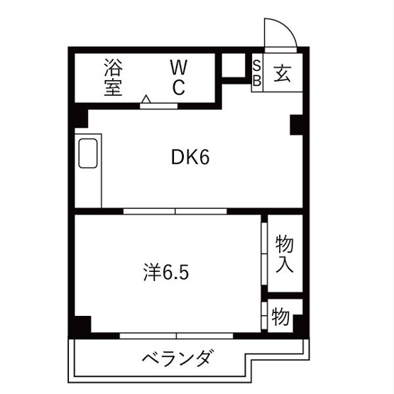 【間取り】 | 明治第4ビル