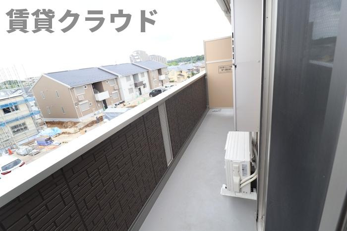 D-roomちはら台Hのバルコニー|暖かな日差しのふりそそぐバルコニー