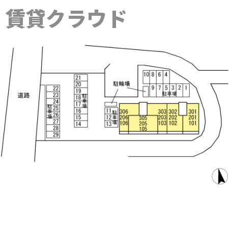 D-roomちはら台Hの区画図