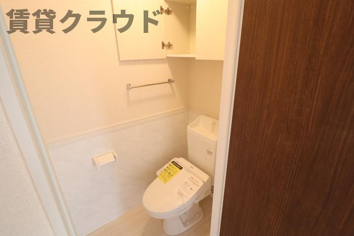 D-roomちはら台Hのトイレ|コンパクトで使いやすいトイレです