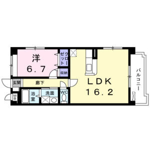 【間取り】 | サウスヒルズ緑C