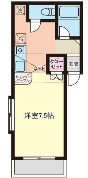 ロゼリーナの間取り