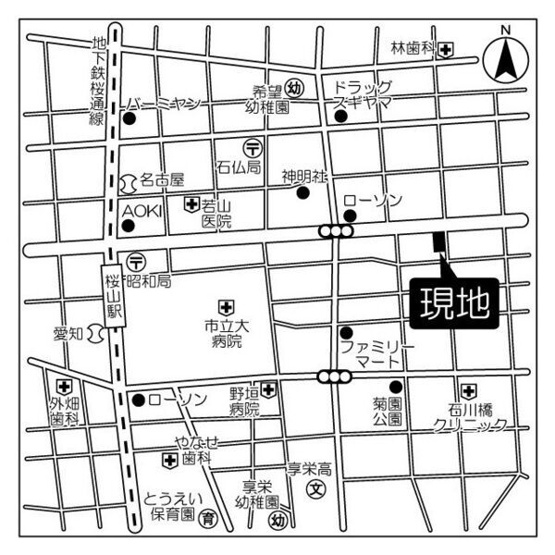 【地図】 | ゼスタレジデンス桜山
