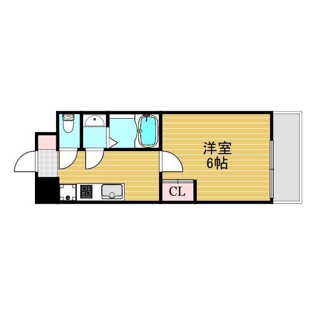 ファステート大阪グラッシュの間取り