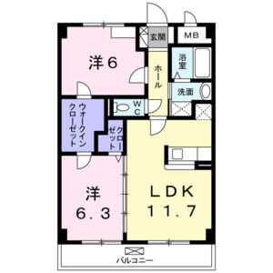 【間取り】 | ソレアード山香
