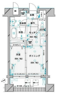 【間取り】 | デュオ・スカーラ蒲田Ⅱ