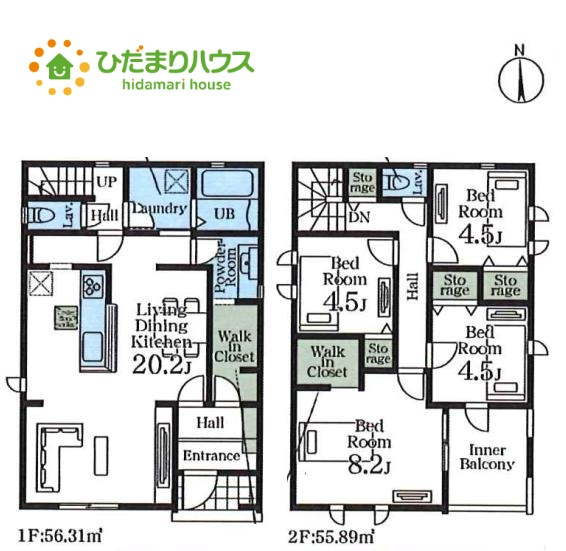 鴻巣大間第4　新築戸建　リーブル01の間取り