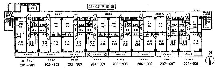 M’プラザ楠根３の間取り