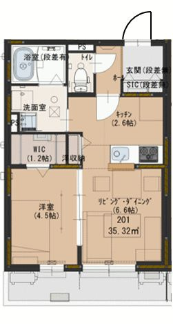 アベニール柏中央の間取り