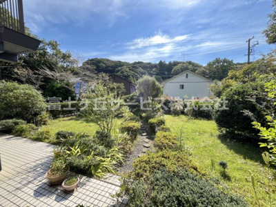 【庭】 | 袋井市村松　中古住宅 | お庭の付いた物件です