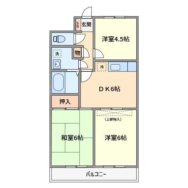 サンヒルズⅡの間取り