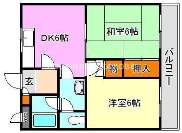 エクレール衣掛の間取り