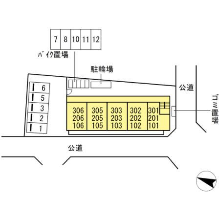 ビアンコ光が丘の区画図