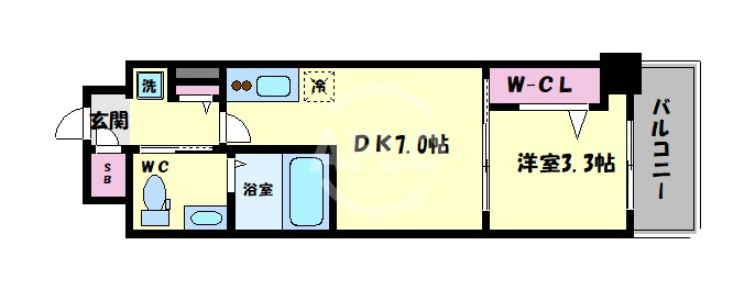 JPレジデンス大阪城東4の間取り|JPレジデンス大阪城東4　間取り