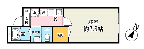 キャメル大成の間取り