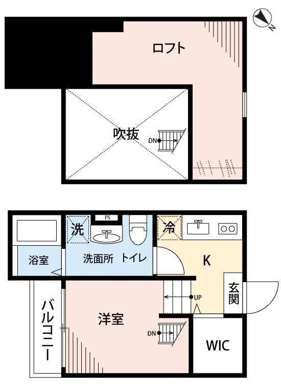 アップライトの間取り