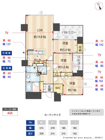 グランドメゾン百道浜オーシャン＆フォレストの間取り