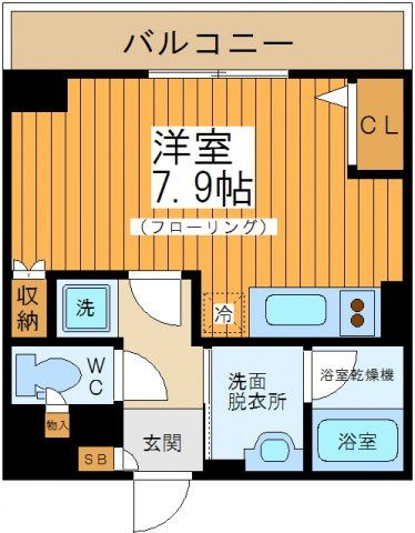クレイシア世田谷赤堤の間取り