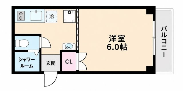 【間取り】 | コーポ夕陽ケ丘