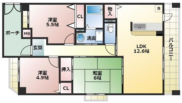 【間取り】 | ココスヒルズ