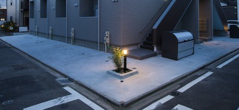 ソレイユの丘の駐車場