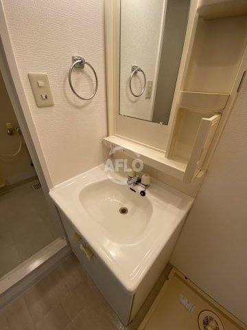 シャトー弁天弐番館（波除小学校区）の洗面所|シャトー弁天弐番館　洗面