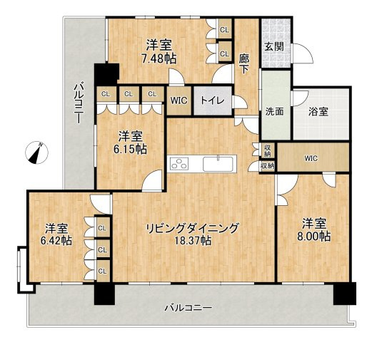 【間取り】の画像