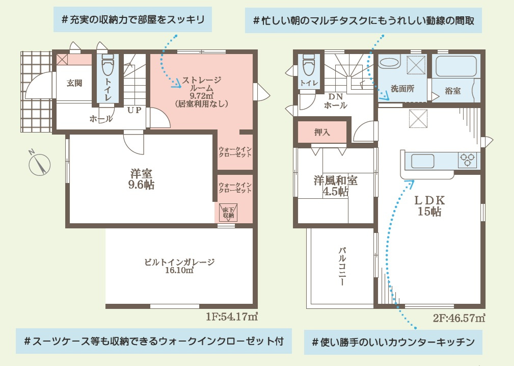 明石市大久保町西脇5期（全1棟）新築の間取り|2SLDKです。
