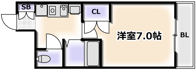 【間取り】 | エスリード難波駅前