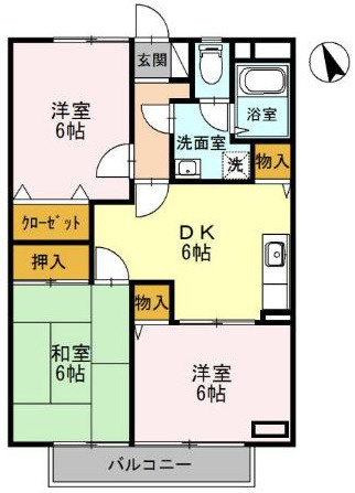 タウンコートの間取り