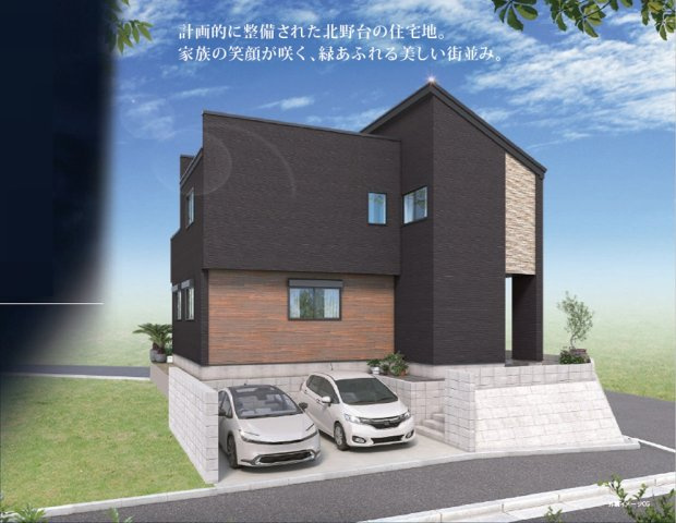 【仲介手数料無料！！】八王子市北野台3丁目　新築戸建て（全1棟）1号棟　5480万円の画像