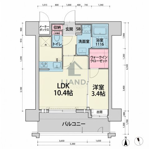 ネストピア唐人町駅前　当仁小学校区の間取り|ネストピア唐人町駅前