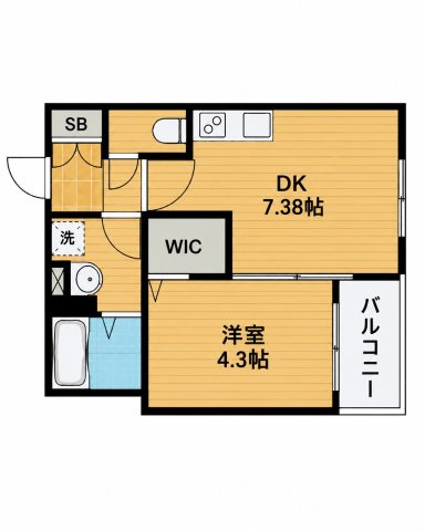 【間取り】 | ALEGRIA長瀬South