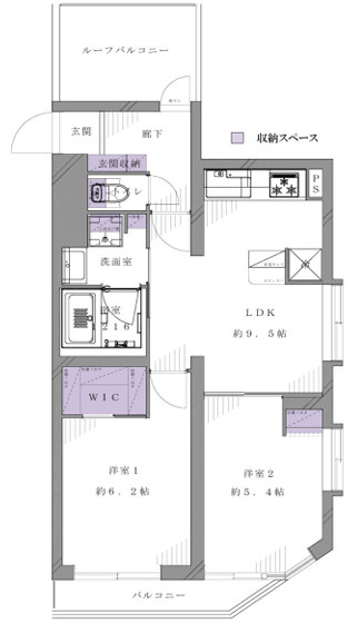 コスモ東長崎の間取り