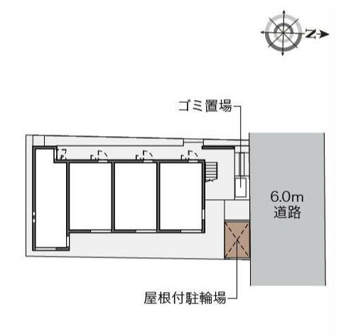 クレイノＴＡＫＥＤＡⅡの区画図