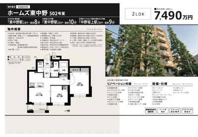 【その他】 | ホームズ東中野　仲介手数料無料＋40万円現金プレゼント中