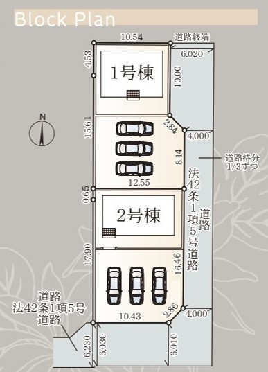 平泉崎 ご案内も即日ご対応可能☆　新築建売住宅の区画図|全体区画図です。