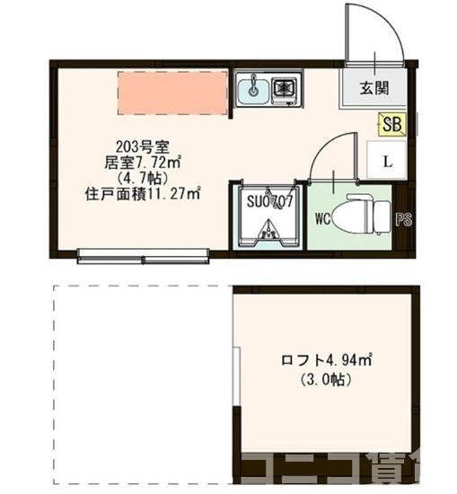 【間取り】 | ハーモニーテラス東十条Ⅱ