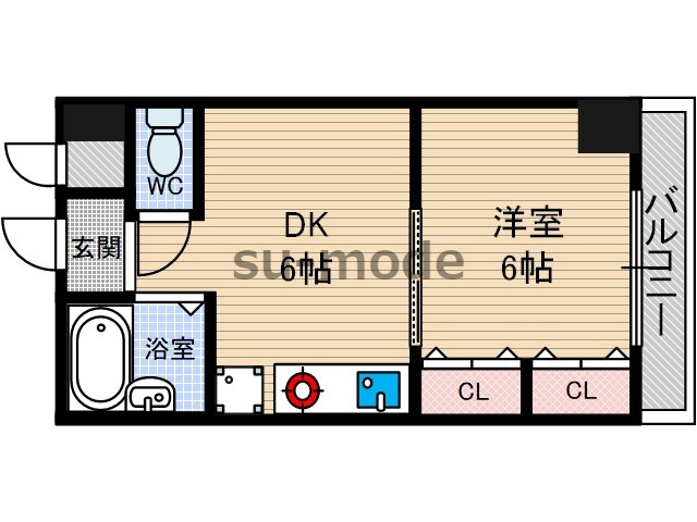 茨木ロイヤルの間取り