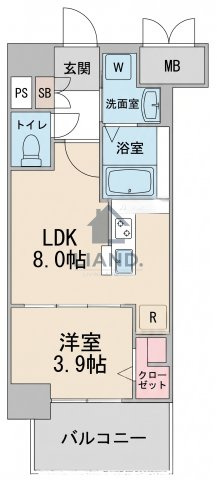 グランミレ薬院　平尾小学校区の間取り|グランミレ薬院