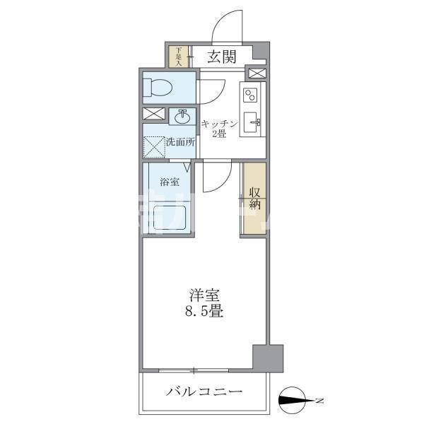 練馬区田柄１丁目の賃貸マンションの間取り