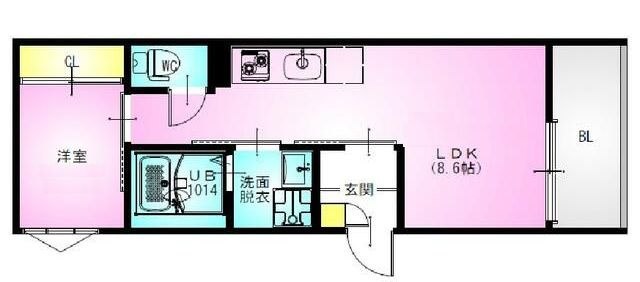 ＲＥＧＡＬＥＳＴ　瑞江の間取り|間取りです。