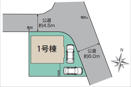 【区画図】 | 狭山市中央1丁目3期 | 全1棟