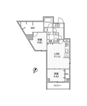 【間取り】 | GranDuo下北沢12