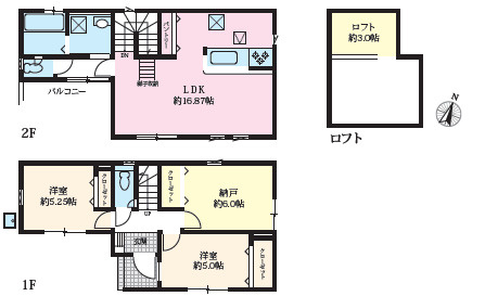 平塚市豊原町2期　新築戸建　全2棟1号棟