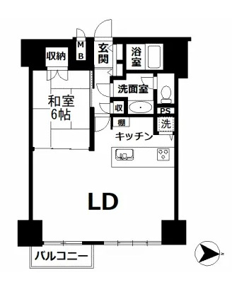 熱海ベネフィスの間取り